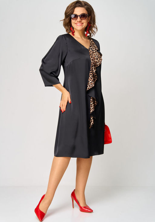 Платье EVA GRANT 7200Л принт леопард