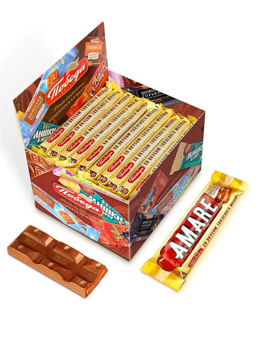 Шоколадный батончик Амаре с начинкой со вкусом топленого молока - Победа вкуса фото 2