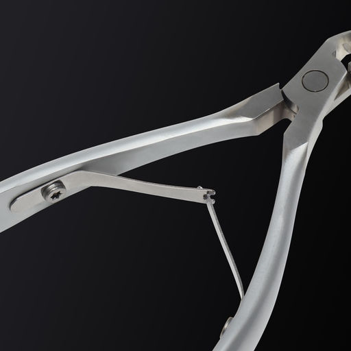 Кусачки маникюрные для кутикулы «Премиум сатин», матовые, двойная пружина, 12 см, длина лезвия-6 мм