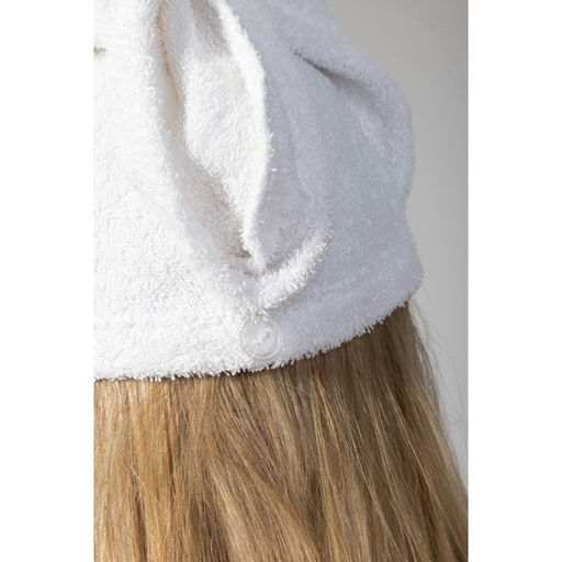 Набор для сауны Экономь и Я: полотенце-парео 68*150см+чалма, белый,100%хл, 320 г/м2  фото 8