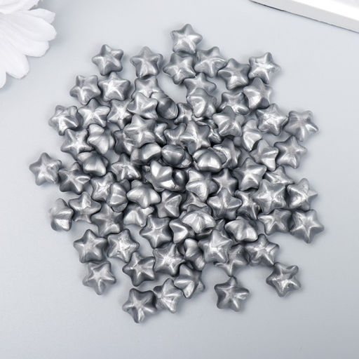 Сургуч в гранулах в пакете Звёздочки серебро перламутр 55 гр 12х8 см - Simaland фото 2