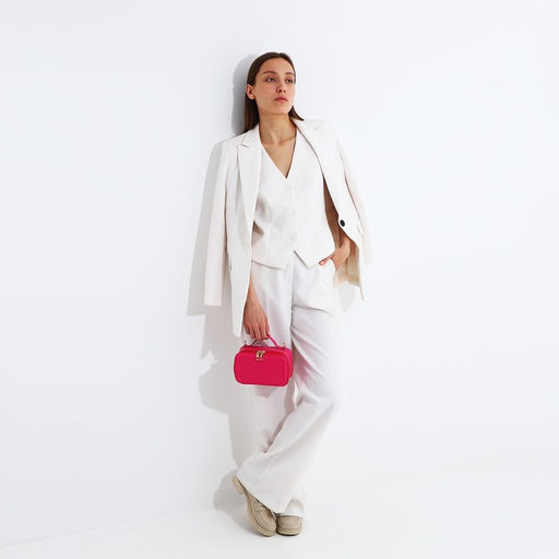 Сумка кросс-боди на молнии, цвет розовый - Simaland фото 9