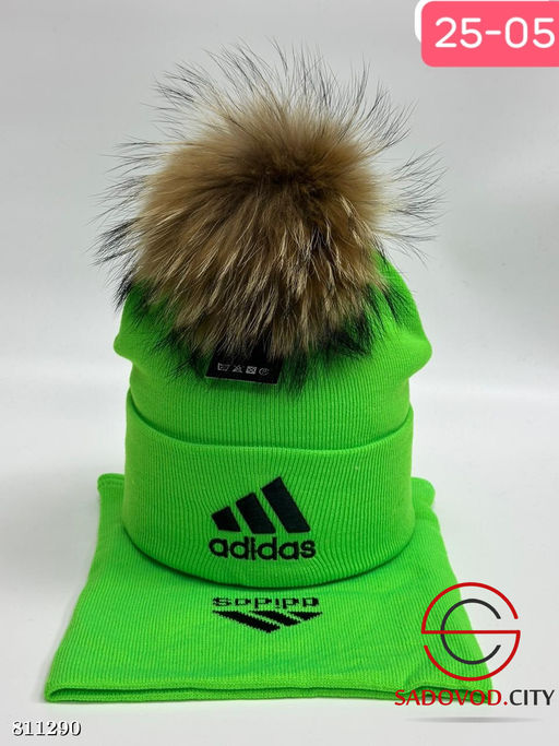 Комплект 2в1, включает шапку и снуд - Bruno фото 6