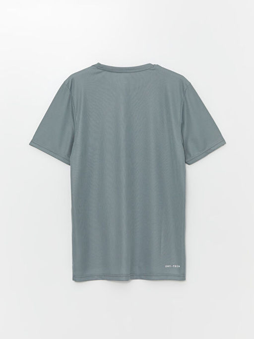 Bisiklet Yaka K?sa Kollu Erkek Spor Dokulu Ti??rt - Waikiki фото 2