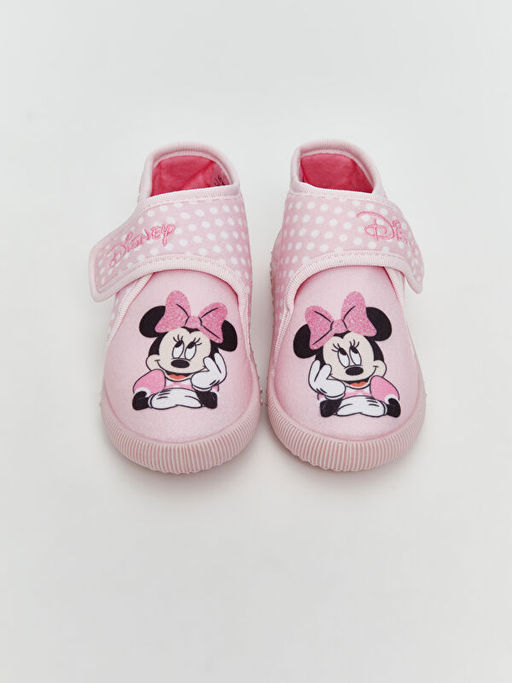 Minnie Mouse Bask?l? K?z Bebek Panduf
