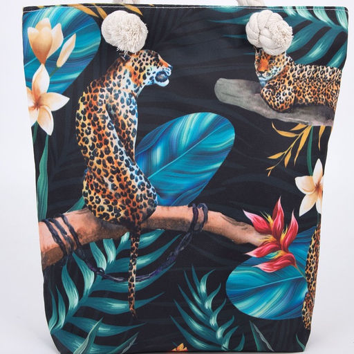 Сумка пляжная на молнии, цвет чёрный - Nazamok фото 5