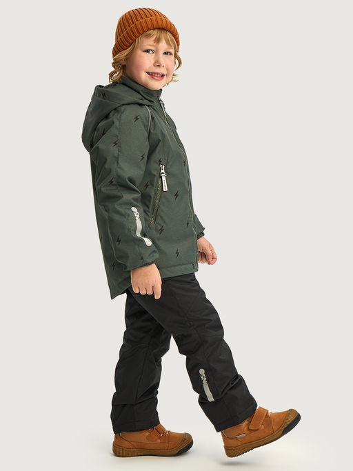 Костюм 7м0926 хаки/черный