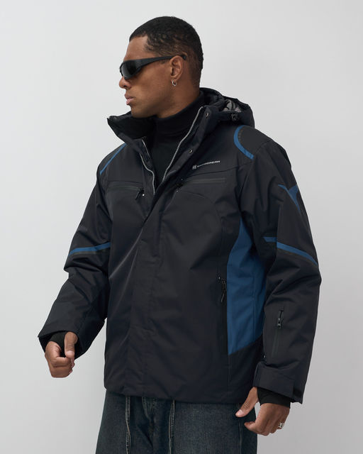 Горнолыжная куртка мужская зимняя темно-синего цвета 7617TS - Mtforce фото 2