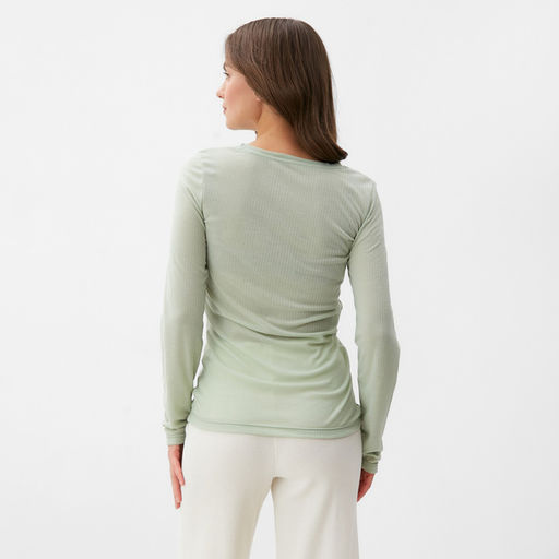 Лонгслив женский KAFTAN: Basic line, оливковый, размер 44-46