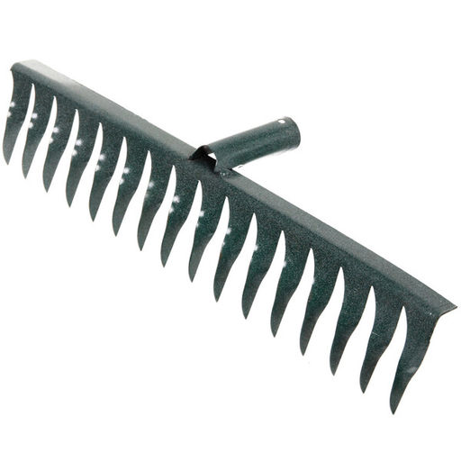 Цена за 3 шт. Грабли витые 16 зубьев металлические узкий шаг d30мм 350*70мм