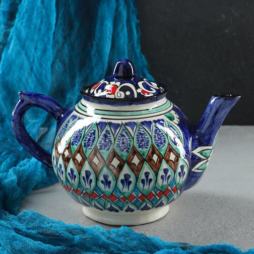 Чайник заварочный Риштанская Керамика «Узоры», 1 л, МИКС