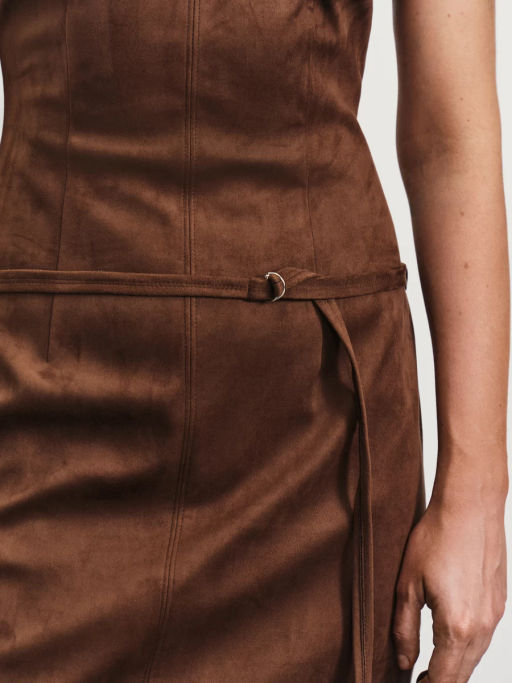 Платье мини из искусственной замши / Zarina  фото 6