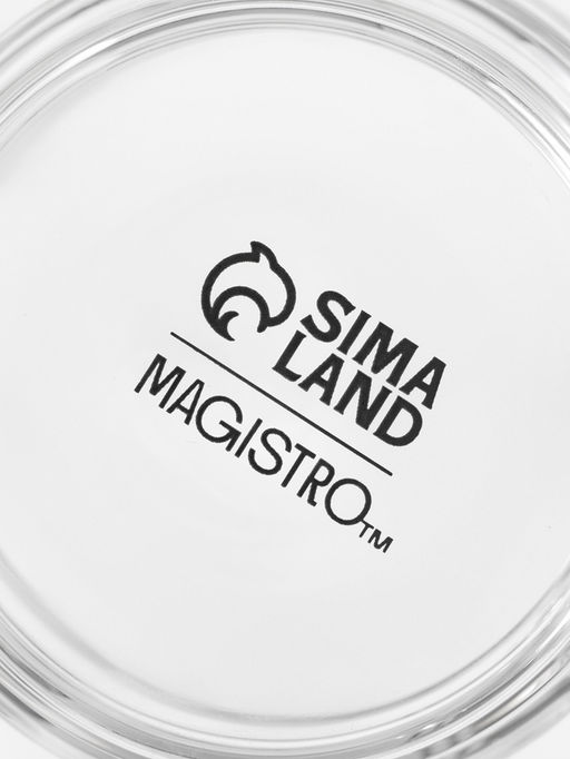 Кружка Magistro «Боттом», 100 мл, 5.8×5.2 см штабелируемая, боросиликатное стекло, прозрачная