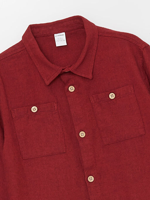 Uzun Kollu Basic Erkek ?ocuk G?mlek