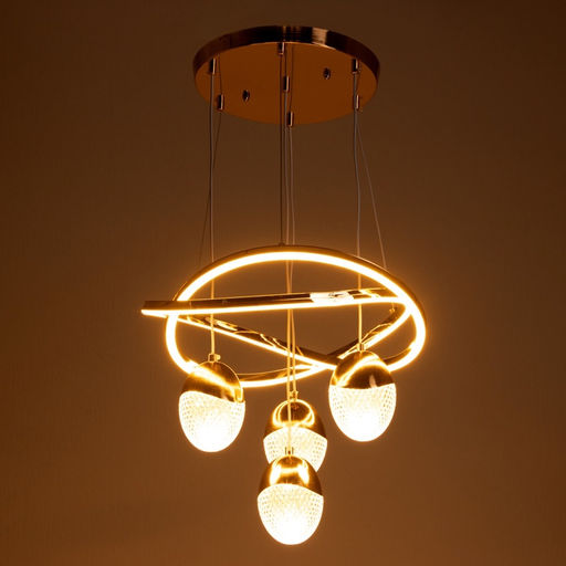 Светильник «Лансед» LED 150 Вт 3000-6000К золото 40×40×100 см