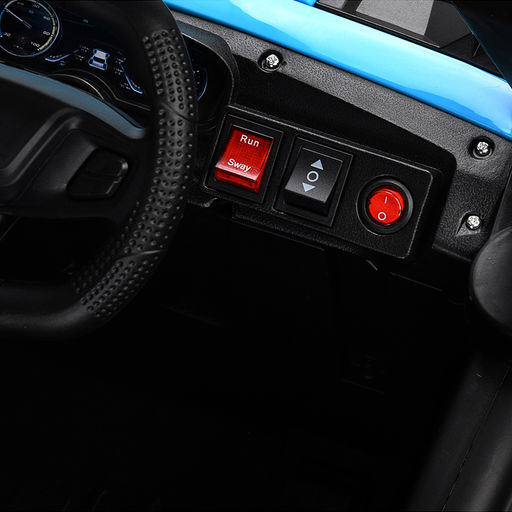 Электромобиль детский "Крутой внедорожник"(цвет синий)