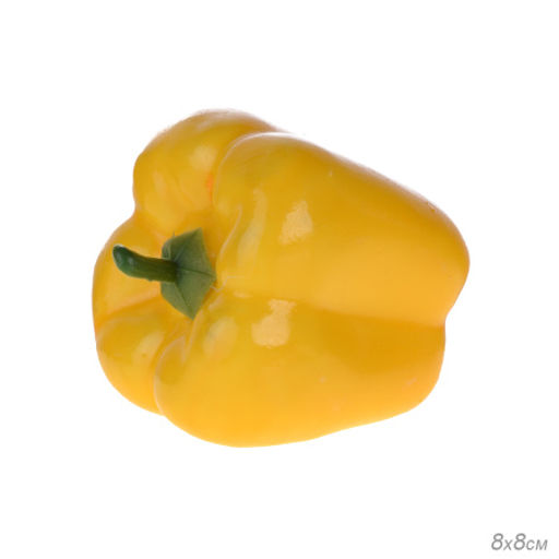 Цена за 1 шт. Муляж Перец желтый 8 см / 33-26 /уп 150/
