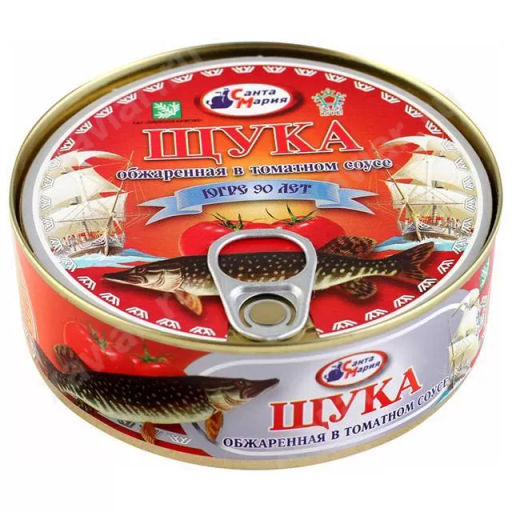 Цена за 2шт. Щука в том.соусе 230 г Санта Мария, , шт