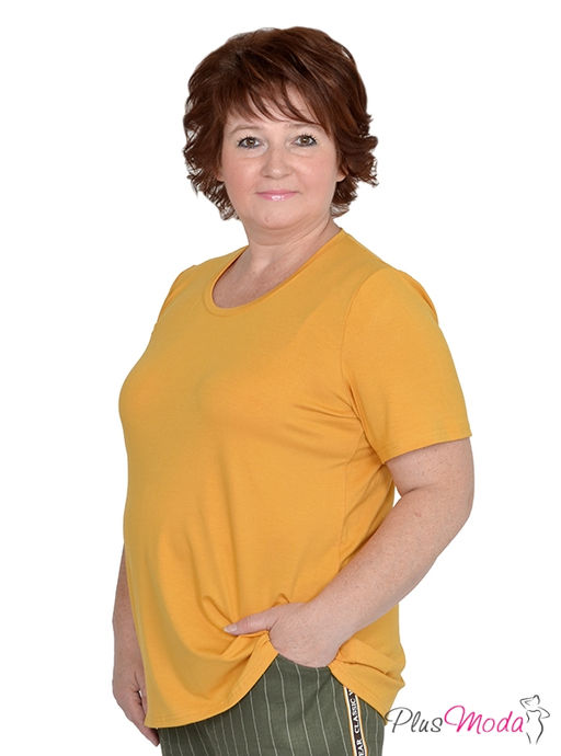 Футболка Модель №639 размеры 44-84 - Plusmoda фото 2