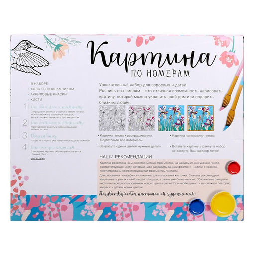 Картина по номерам на холсте с подрамником Девушка в чёрном 40 50 см - Школа талантов фото 7