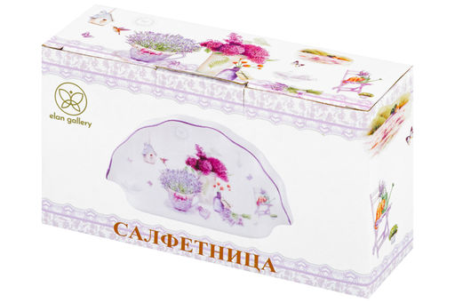 Салфетница 14,5*4,5*7,5 см Лаванда NEW BONE CHINA - Elan gallery фото 11