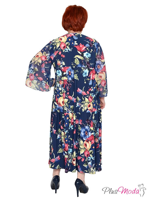 Платье Модель №1558 размеры 44-84 - Plusmoda фото 4