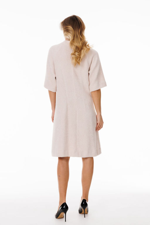 Платье Lars Style 1035 бежево-розовый