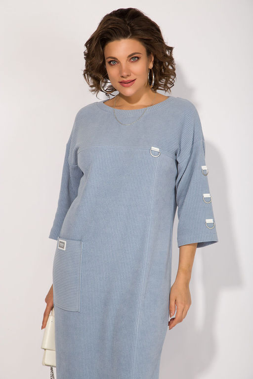 Платье Liliana 1485-Р голубой  фото 4