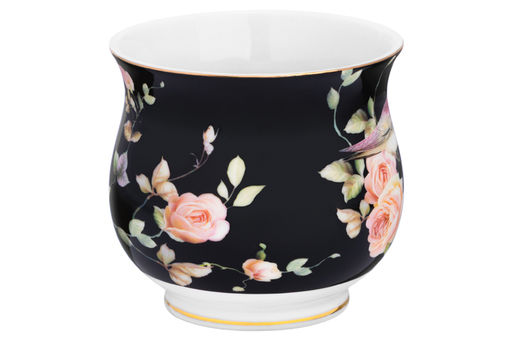 Кружка 480 мл 14*10*9,5 см Певчие птички на черном бочонок, NEW BONE CHINA - Elan gallery фото 7
