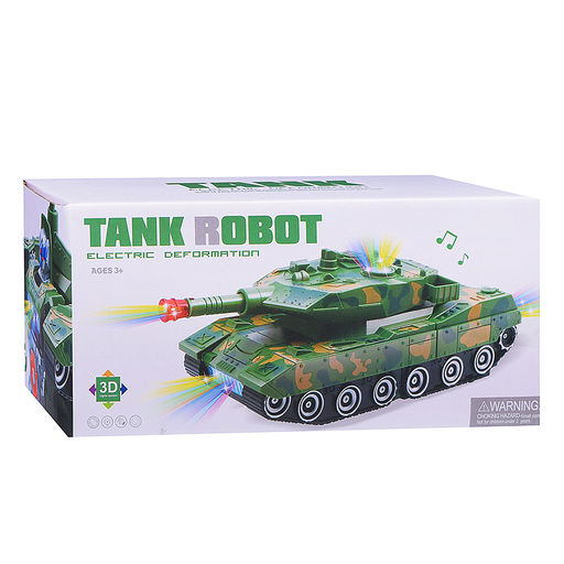 Танк "Робот-танк" на батарейках, в коробке