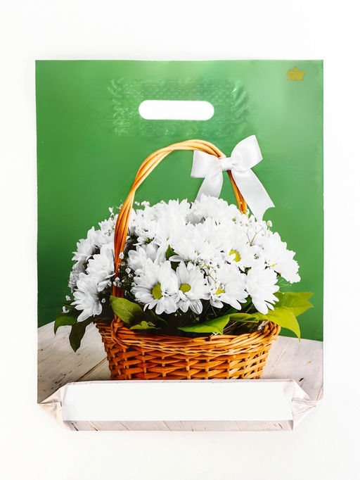 Цена за 50 шт. Пакет Идеальный подарок, полиэтиленовый с вырубной ручкой, 31?40 см, 60 мкм