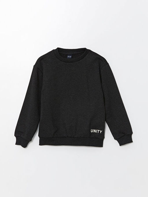 Bisiklet Yaka Erkek ?ocuk Sweatshirt