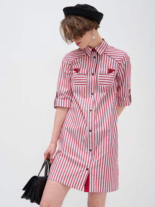 Платье с яркими вставками OD-273-2