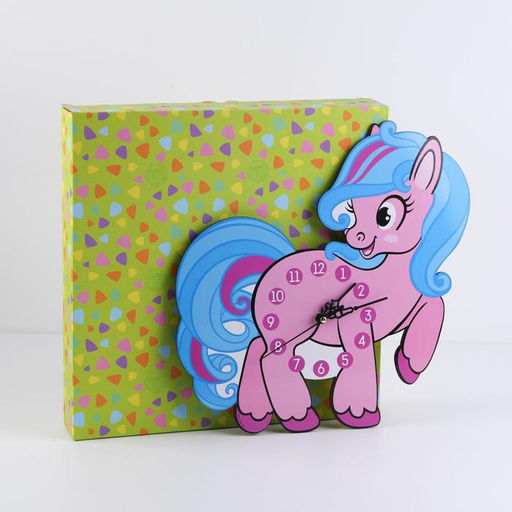 Часы настенные детские «Пони», 30×30 см