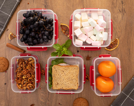 Контейнер 1,7л BATTERFLY BRIGHT гермет красный