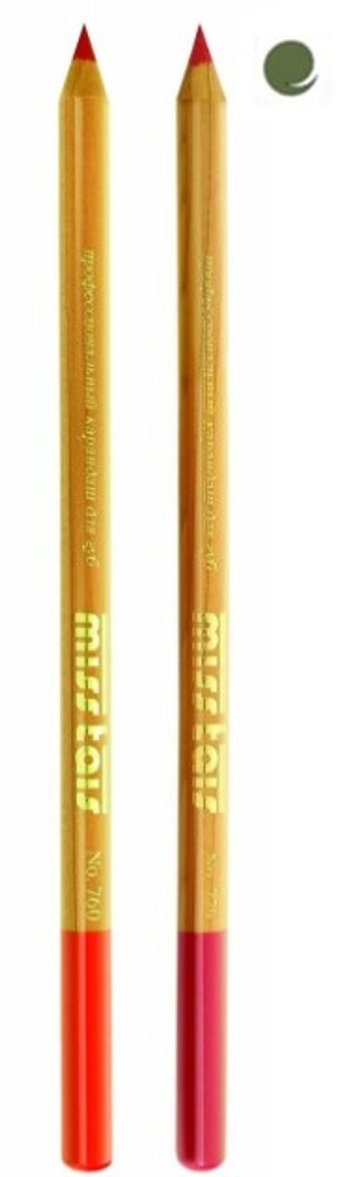 MISS TAIS карандаш контурный (Чехия) №725 т.зел-болотный