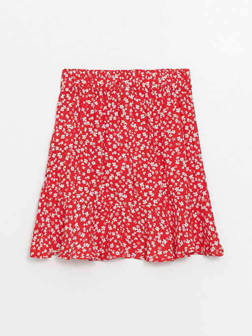 Beli Lastikli ?i?ekli K?z ?ocuk Etek - Waikiki фото 2