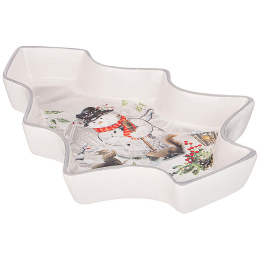 БЛЮДО AGNESS С НОВЫМ ГОДОМ! В ФОРМЕ ЕЛКИ 23*19,5*5 СМ  фото 3