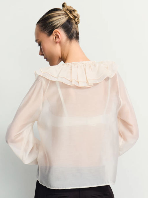 Блуза из шифона с воланами / Zarina