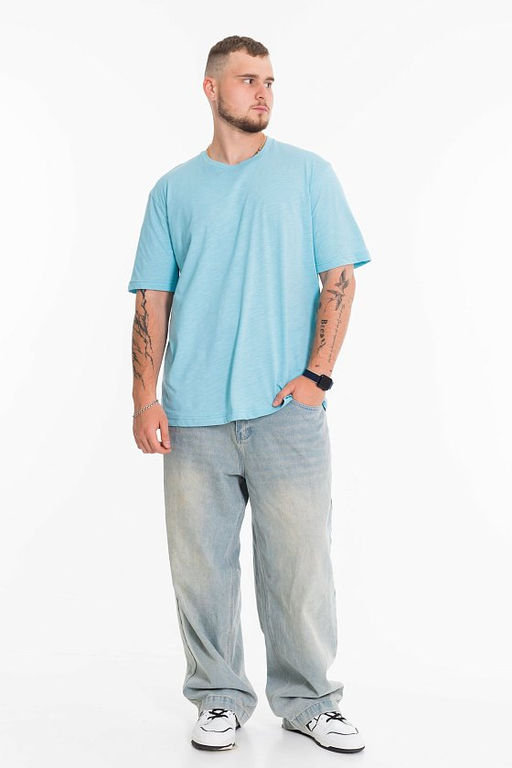 Футболка М125011а голубой