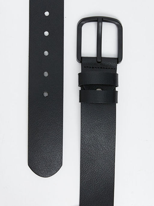 Deri G?r?n?ml? Erkek Kemer