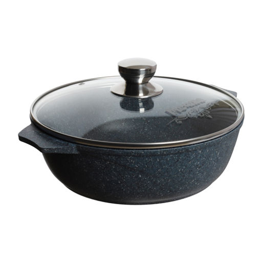 Жаровня 5л (30 см) АП "Premium" (blue) арт. 35903 /МЕЧТА/