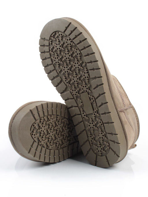 PF8300-6 KHAKI Угги женские (натуральная замша, 100% шерсть)