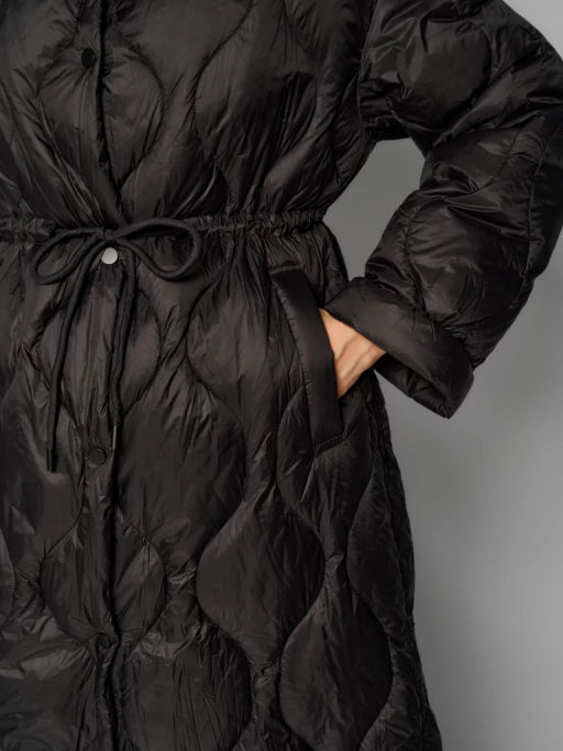 Пальто женское 12411-23041 black - Eleganzza фото 3