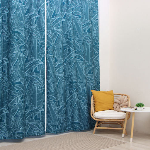 Шторы портьерные «Этель» Date palme, 145×260 см, 2 шт., 140 г/м²