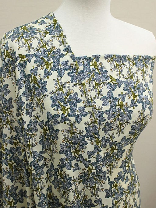 Штапель Мироль цв.шампань, ш.1.45м, вискоза-100%, 100гр/м.кв - Купава фото 2