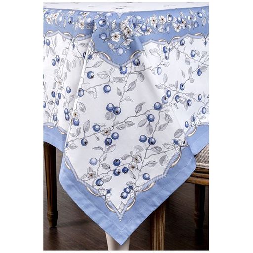 СКАТЕРТЬ ГУСИ 140*180 СМ. СЕРЫЙ, 100 - Lefard фото 3