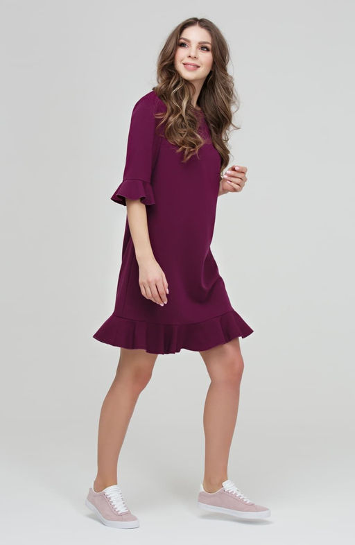 Коктейльное платье сангрия - Donna saggia фото 3