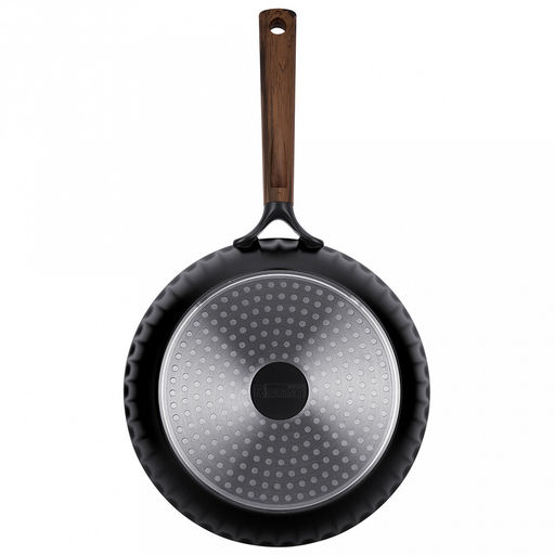 Сковорода с антипригарным покрытием Fiamma д24см, h8,5см, s1,6мм, дно s4,5мм, литой алюминий, бакелитовая ручка с покрытием soft-touch 20,5см, капсульное дно, Regent (Китай) Подходит для всех видов плит, включая индукционную. - Домашняя мода фото 2