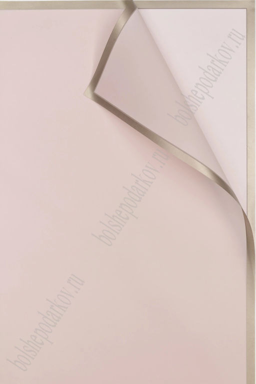 Пленка для цветов 56*56 см (20 листов) SF-7061, нежно-розовый №19